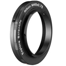Load image into Gallery viewer, M48x0.75 Camera-Ring for Nikon by Explore Scientific Explore Scientific